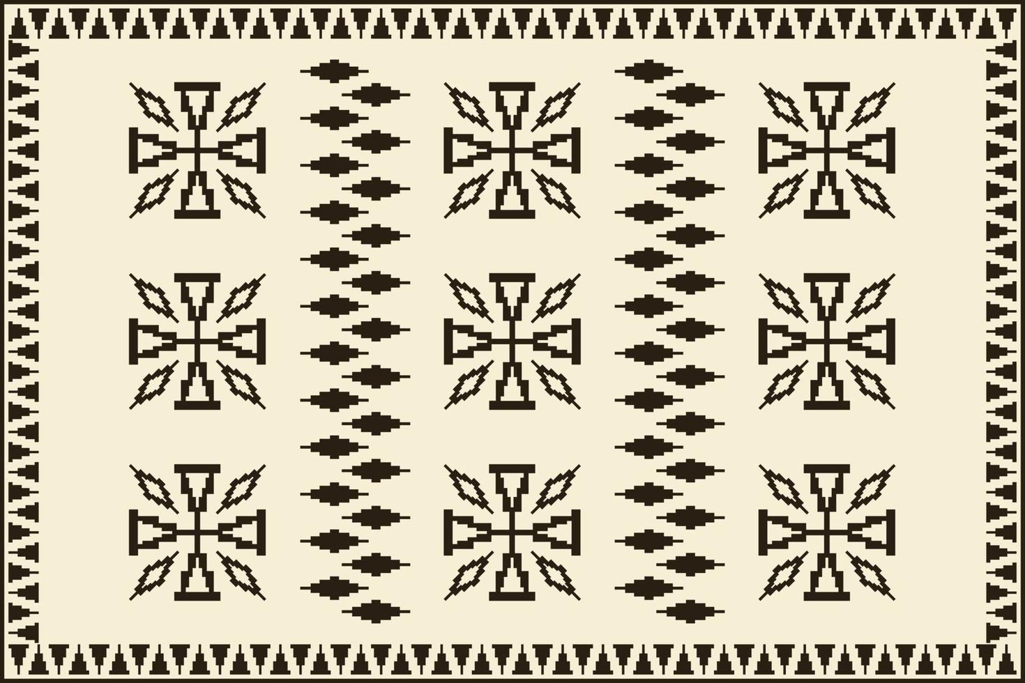 azteca kilim alfombra modelo. azteca kilim geométrico retro negro y blanco color tradicional modelo utilizar para alfombra, zona alfombra, estera, tapiz. étnico alfombra modelo utilizar para hogar decoración elementos. vector