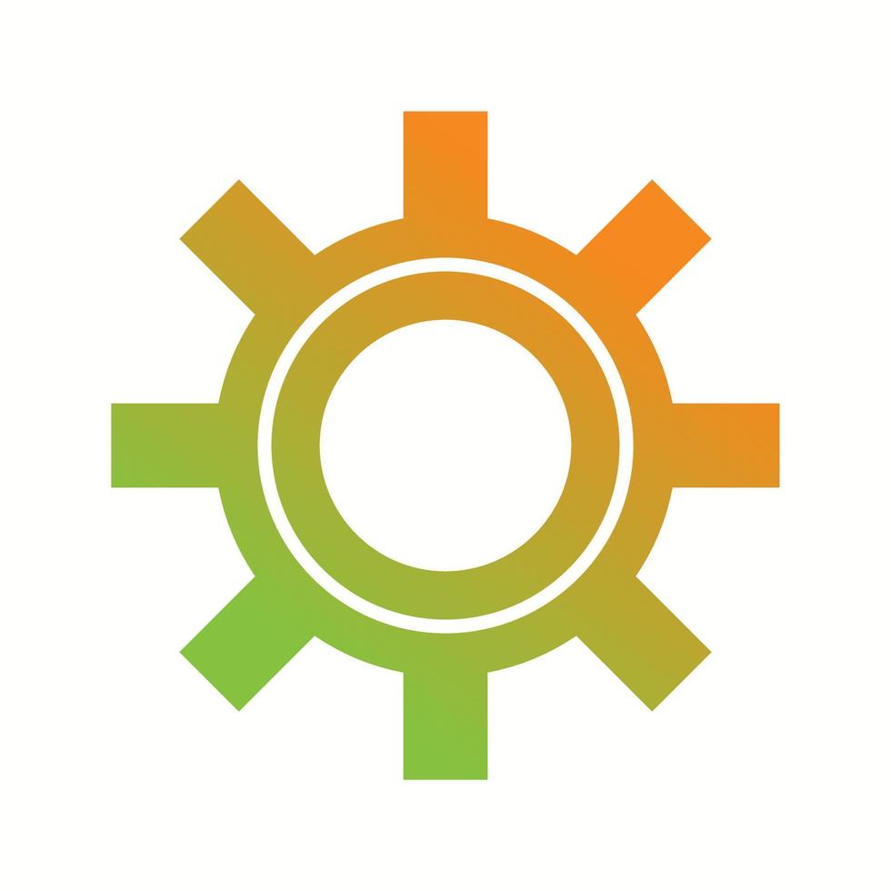 Beautiful Settings Glyph Vector Icon