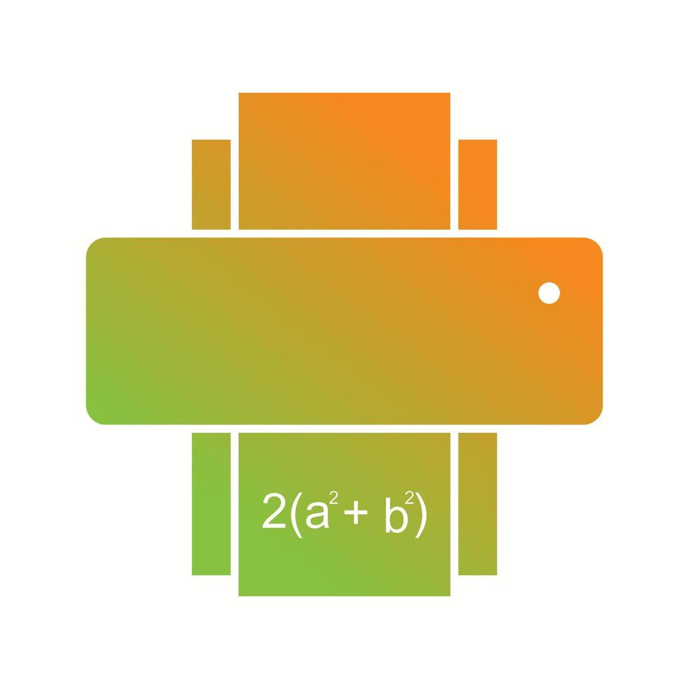 Beautiful Printer Glyph Vector Icon