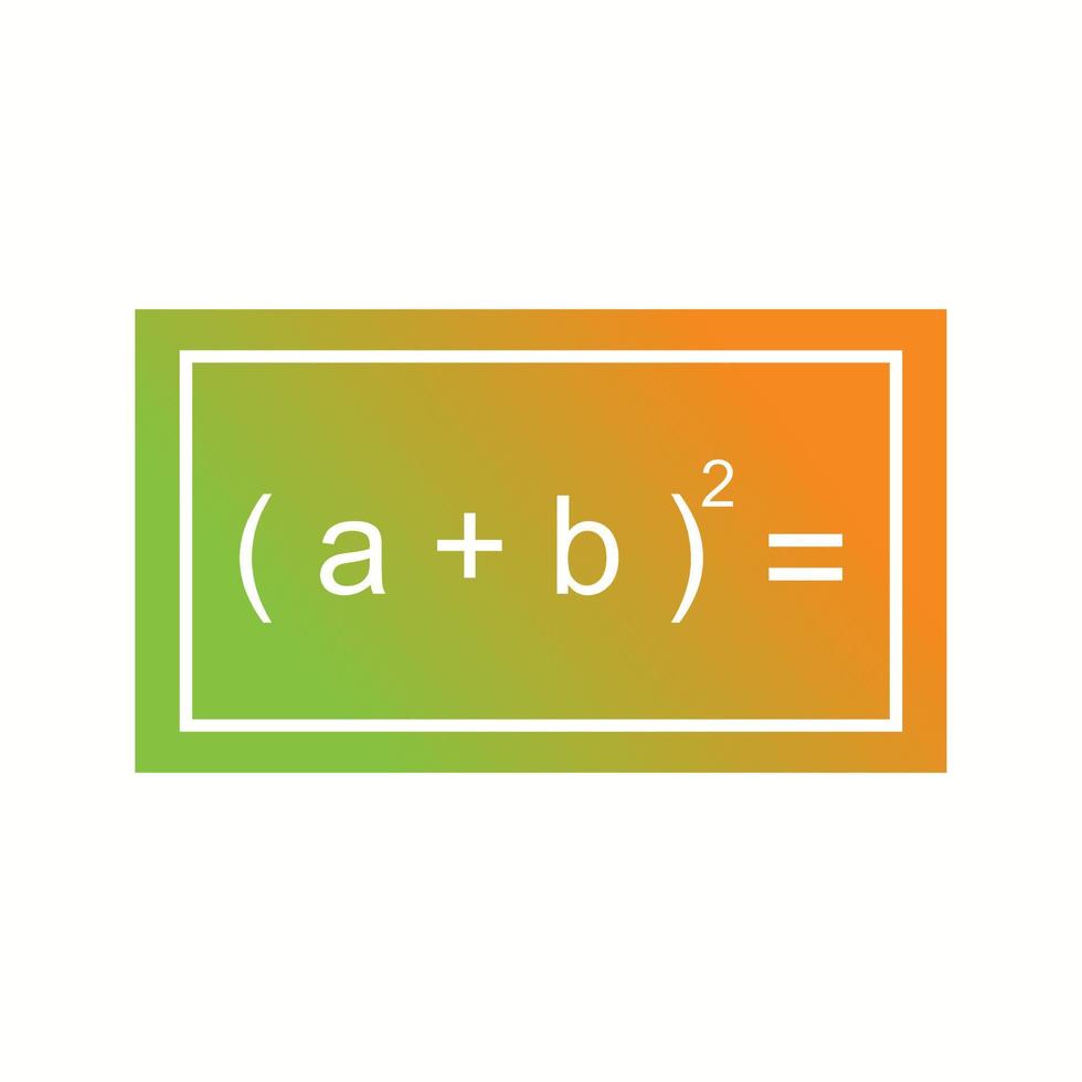 Beautiful Formula Glyph Vector Icon