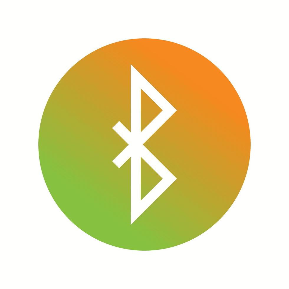 Beautiful Bluetooth Glyph Vector Icon