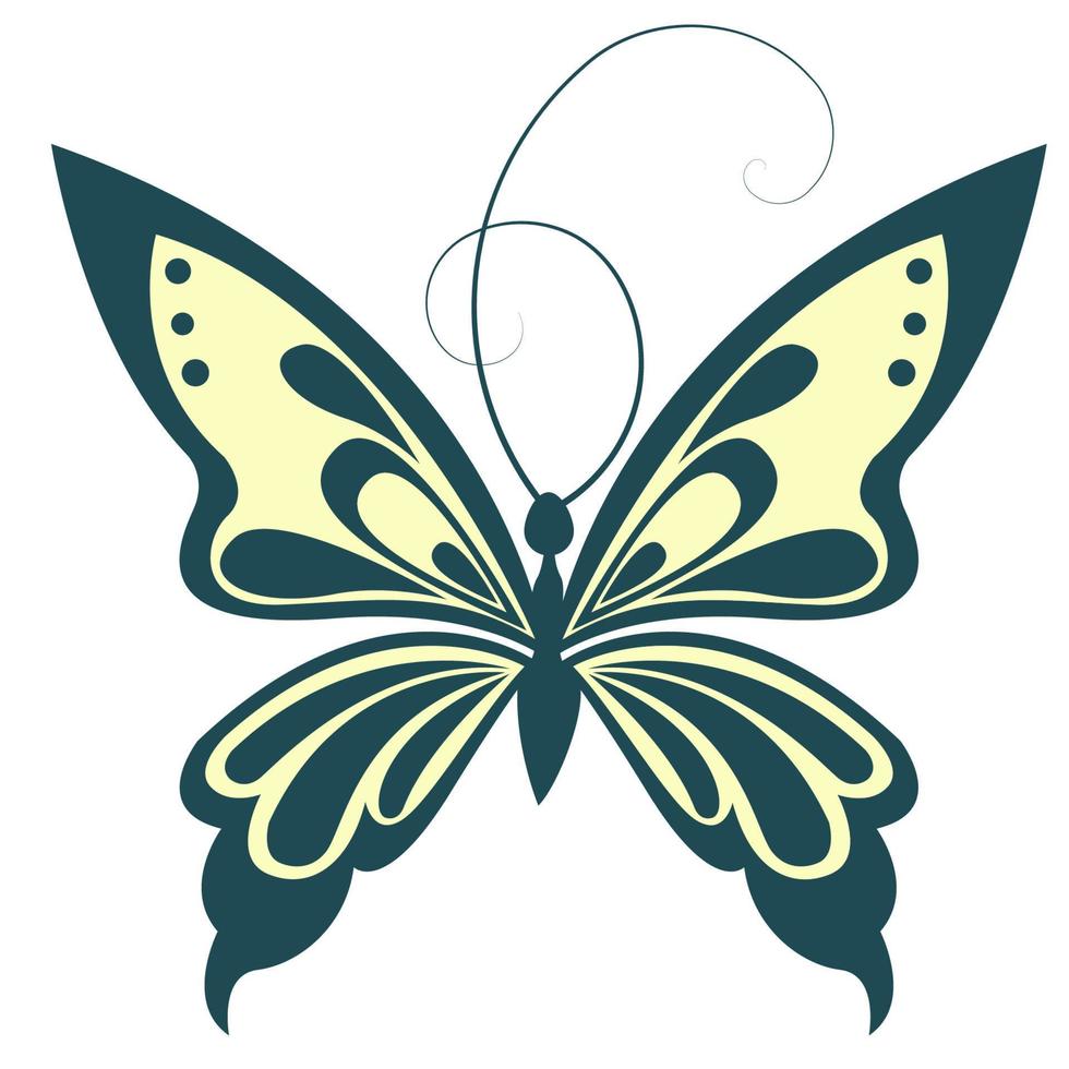 Butterfly icon and logo vector