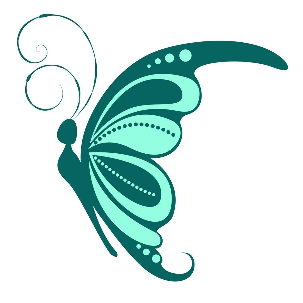 Butterfly icon and logo vector