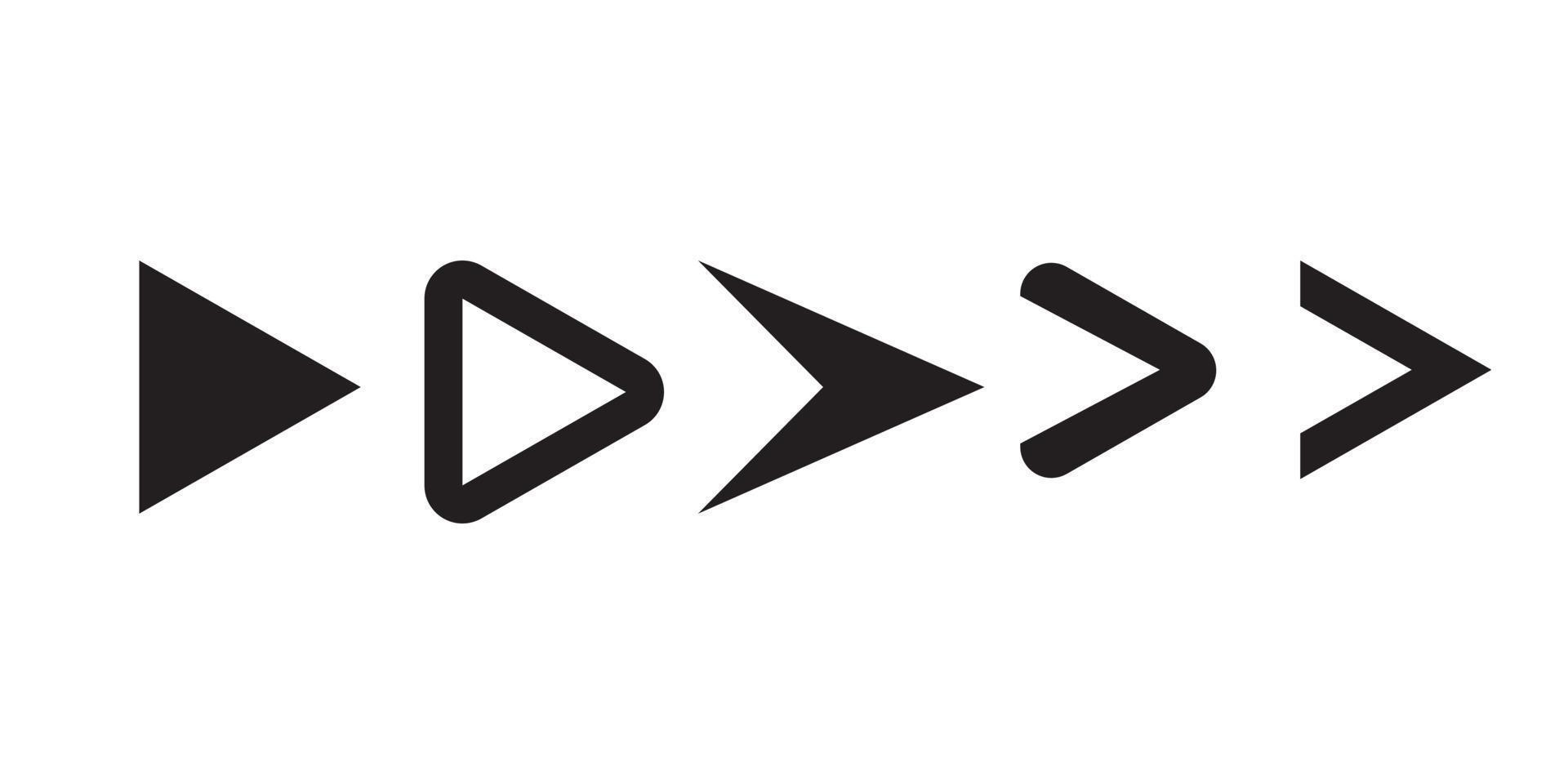 Set of black vector arrow.arrow vector illustration and colection.arrows vector icon.