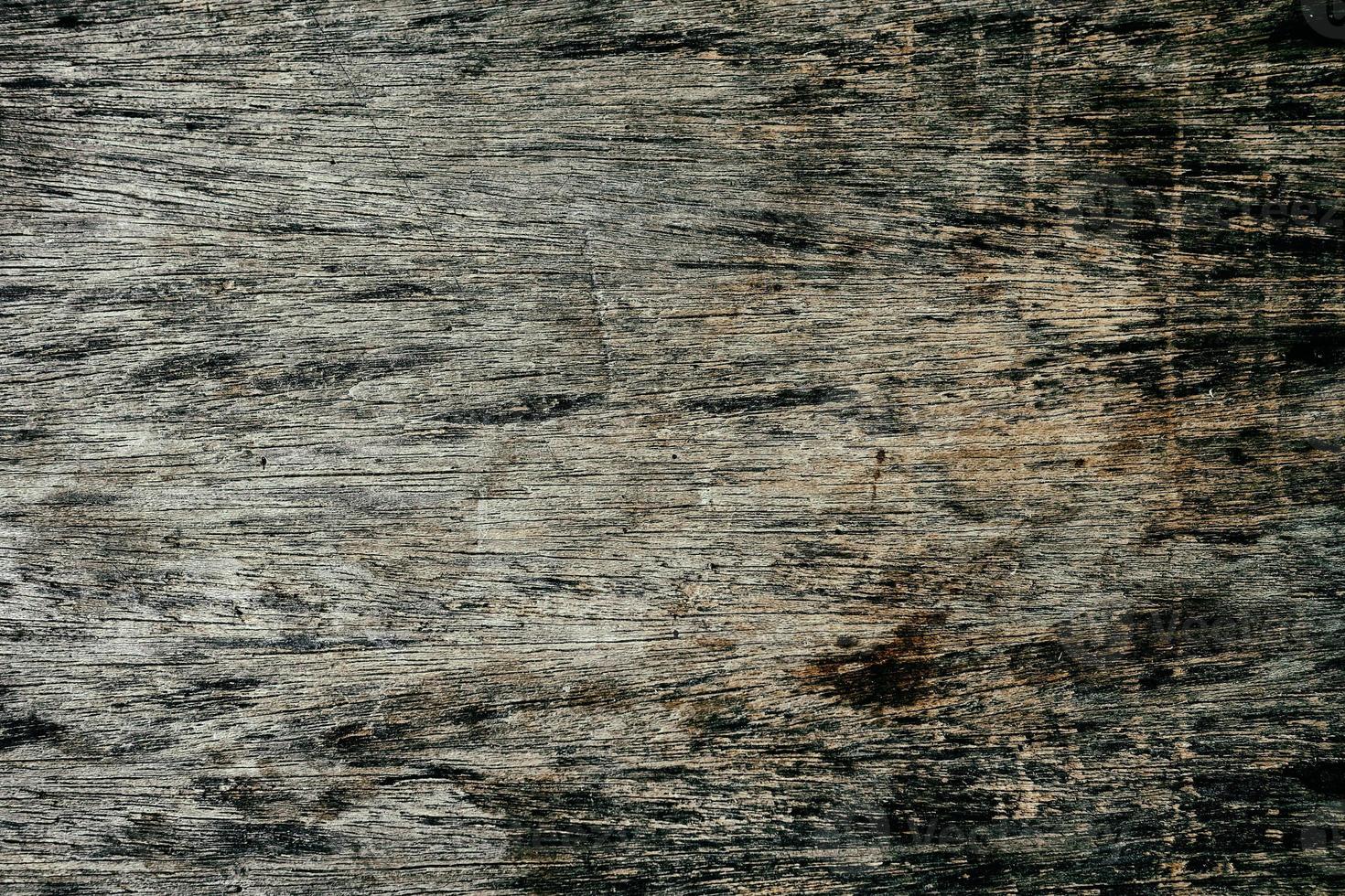 Abstract Old Scratched Old Wooden Board Texture Background. photo