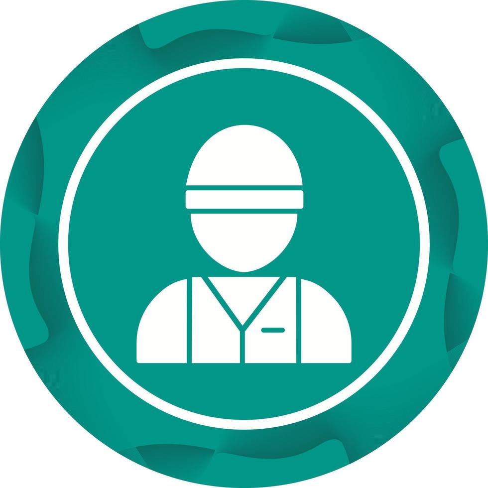 Industry Worker Vector Icon