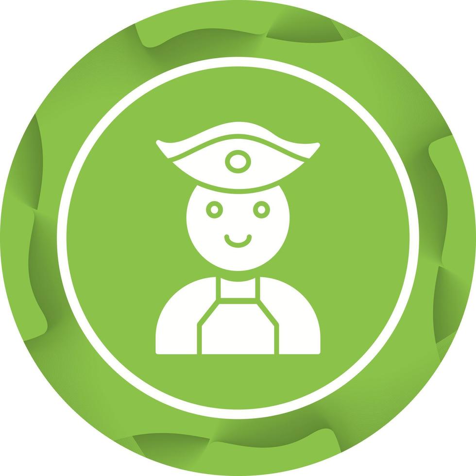 Male Pirate Vector Icon