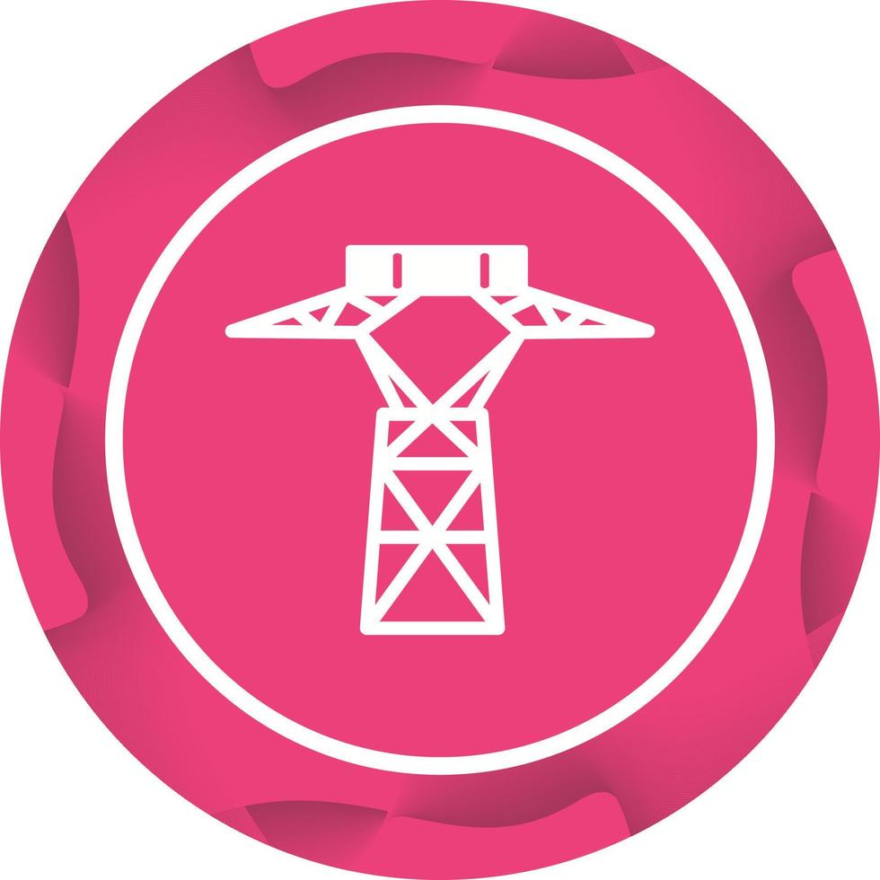 Power Line Vector Icon