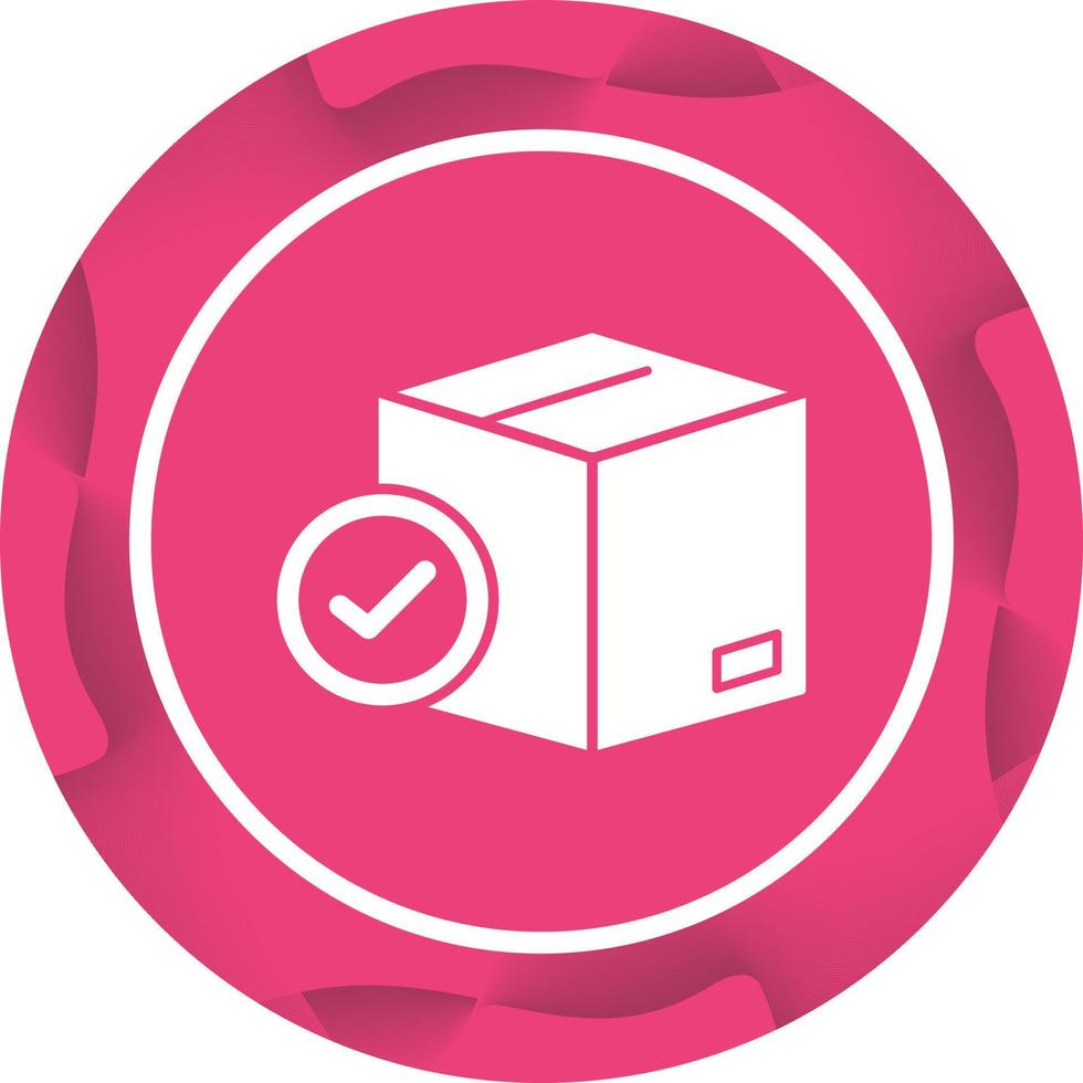 Package Delivered Vector Icon