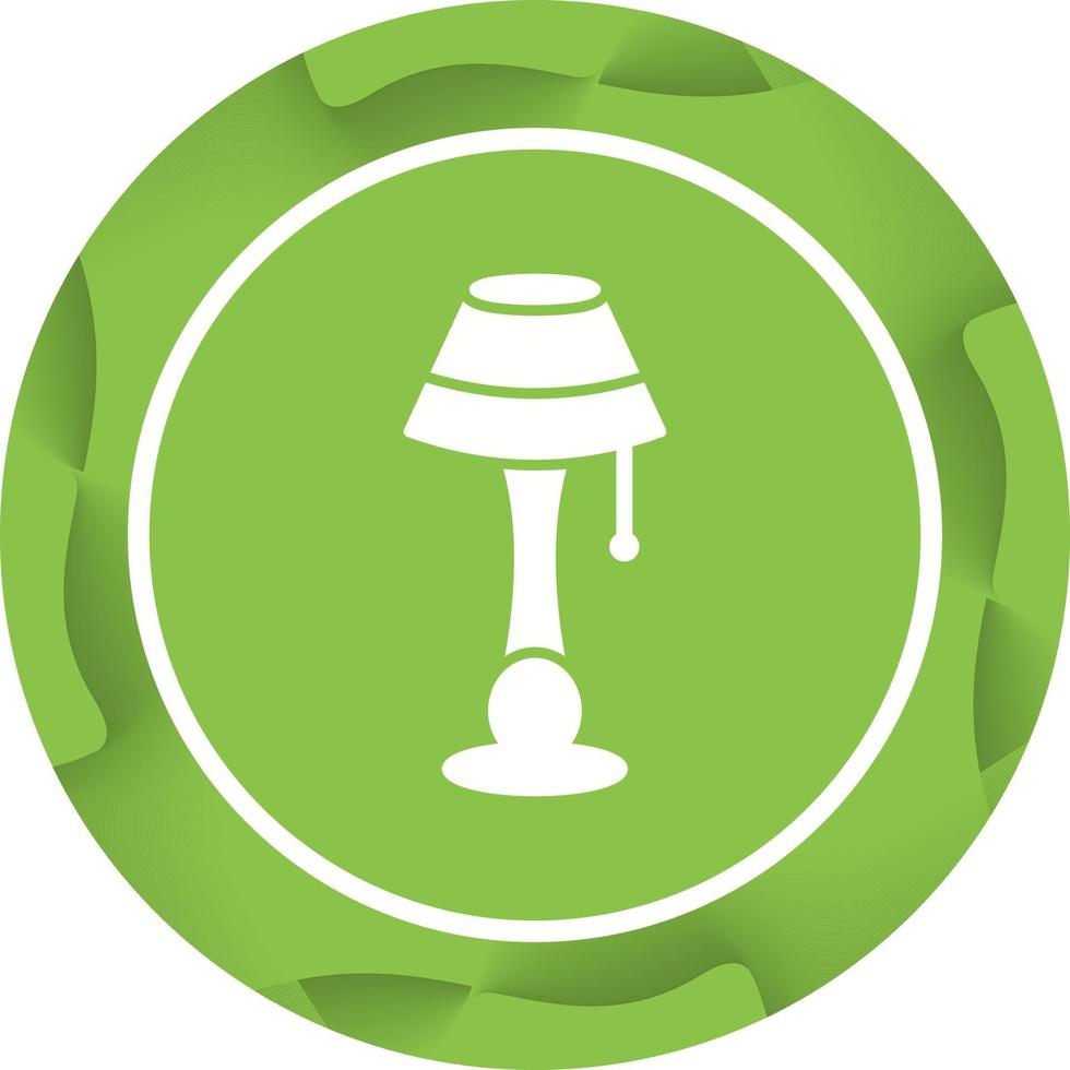 Lamp with stand Vector Icon