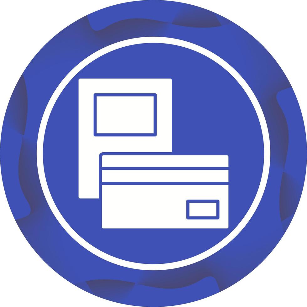 Pay via Card Vector Icon