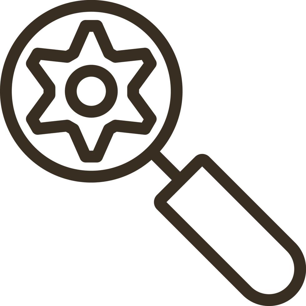 Zoom, setting vector icon. Element of design tool for mobile concept and web apps vector. Thin line icon for website design and development, app development. Vector icon on white background