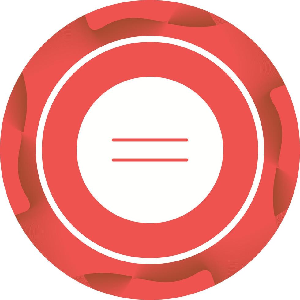 Equal To Vector Icon