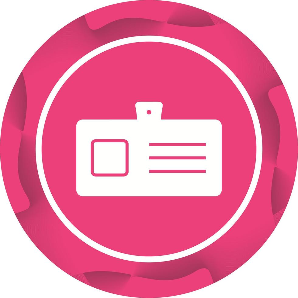 Identity Card Vector Icon