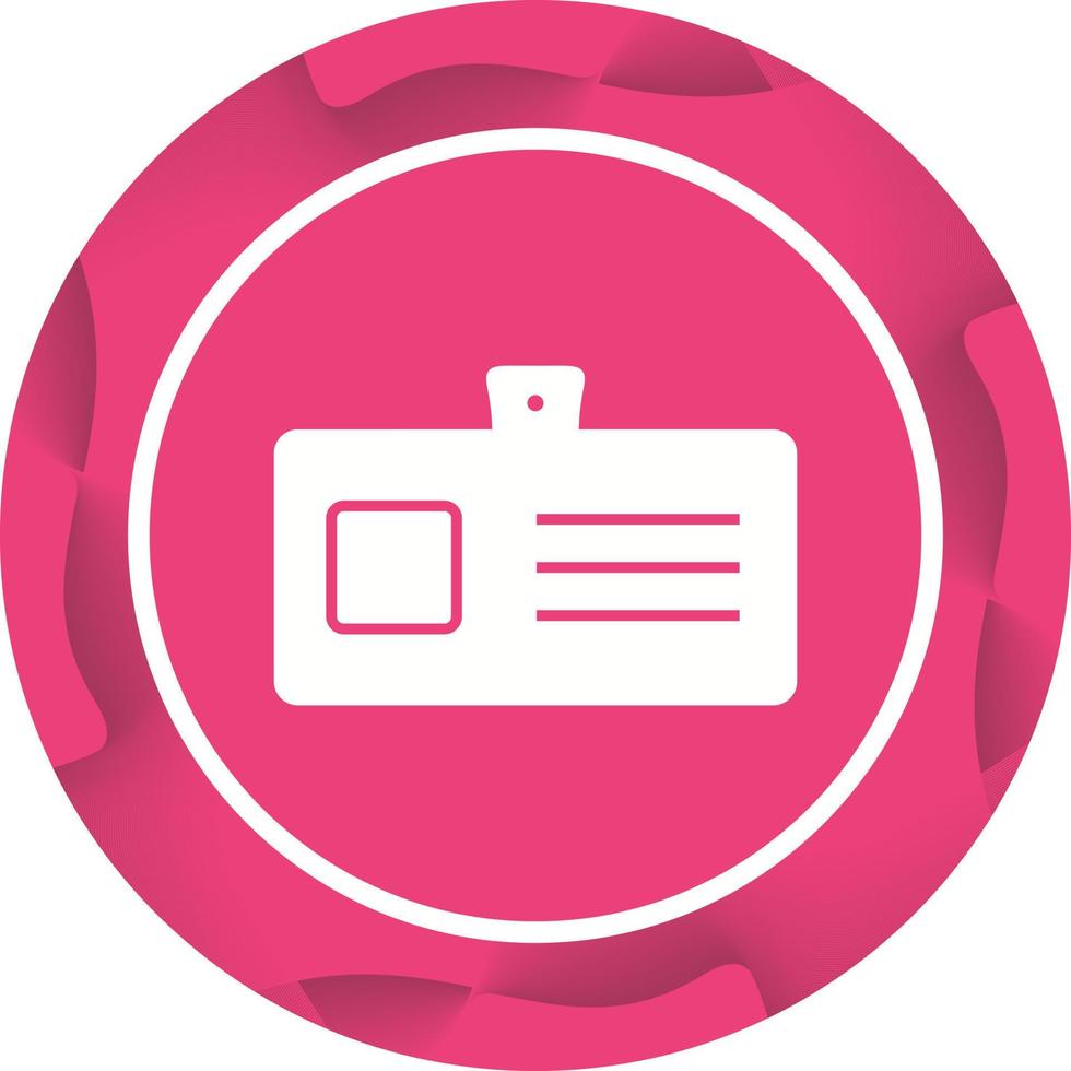 Identity Card Vector Icon