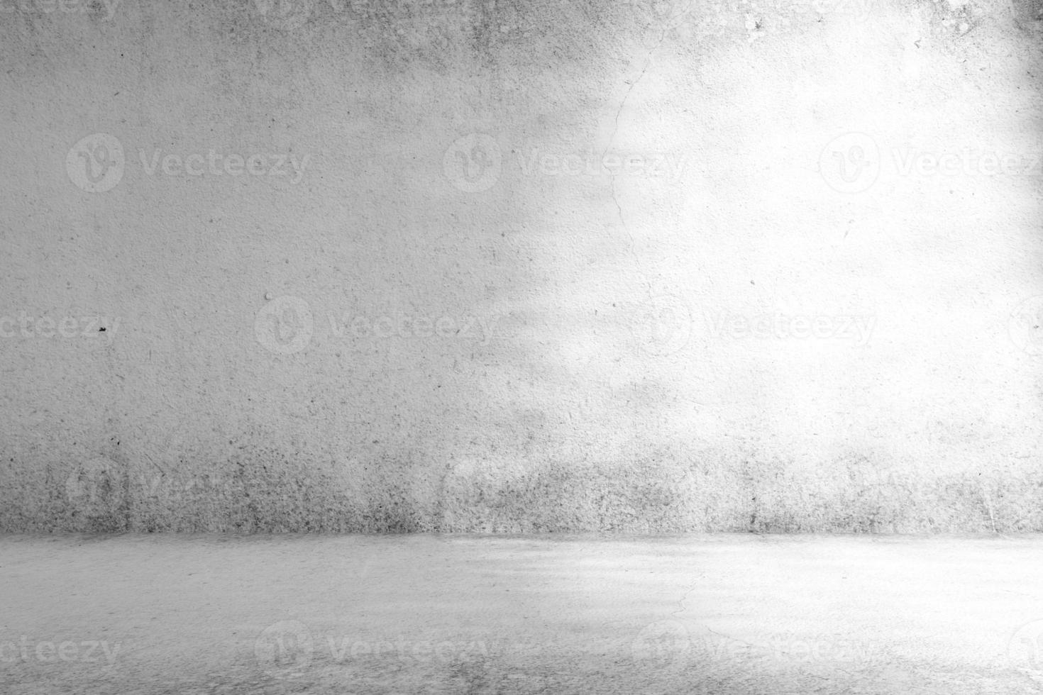 Abstract White Concrete Room Background with Beautiful Light Leak, for Product Presentation Backdrop and Mockup. photo