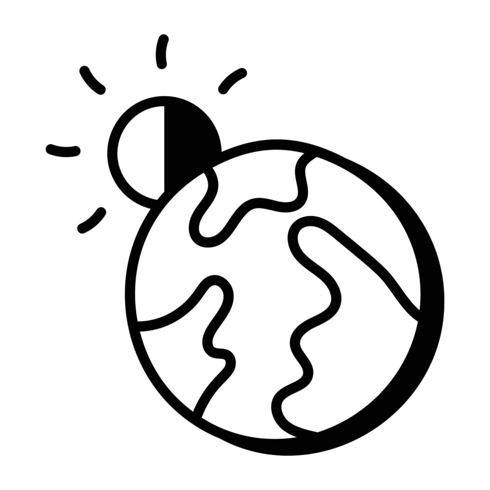 Trendy Earth Rotation vector