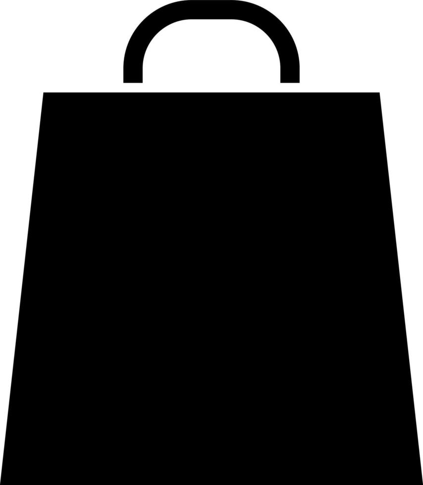 Bag for going shopping, icon. Element of simple icon for websites, web design, mobile app, infographics. Thick line icon for website design and development, app development on white background vector