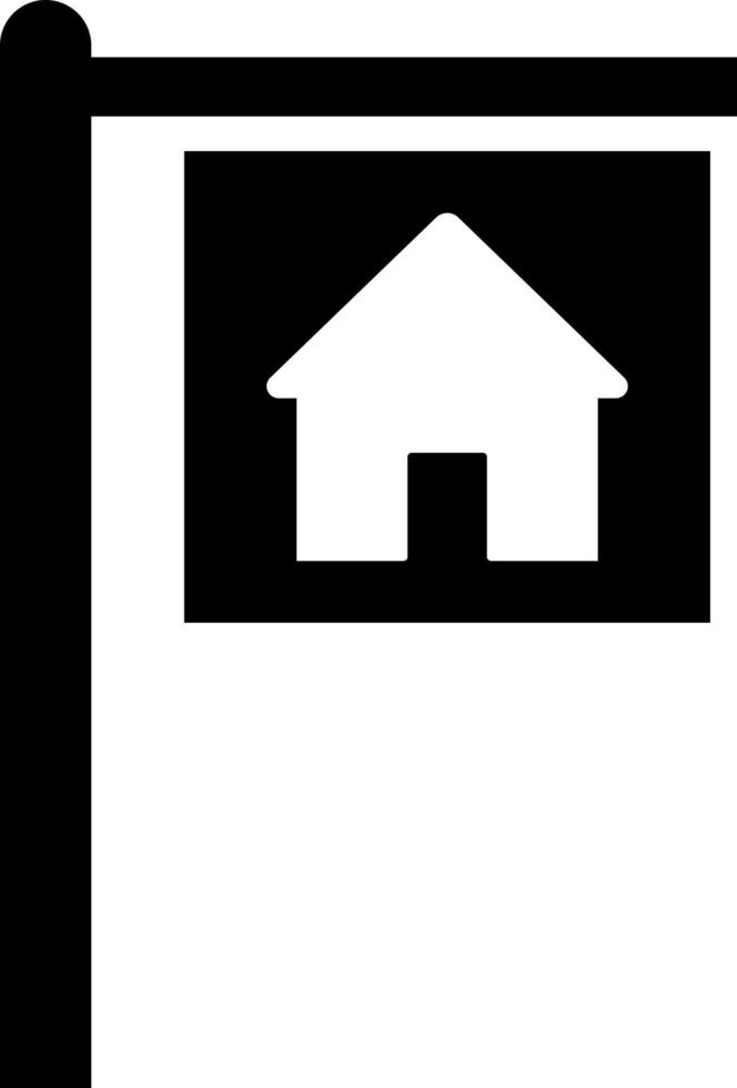 House for rent, icon. Element of simple icon for websites, web design, mobile app, infographics. Thick line icon for website design and development, app development on white background vector