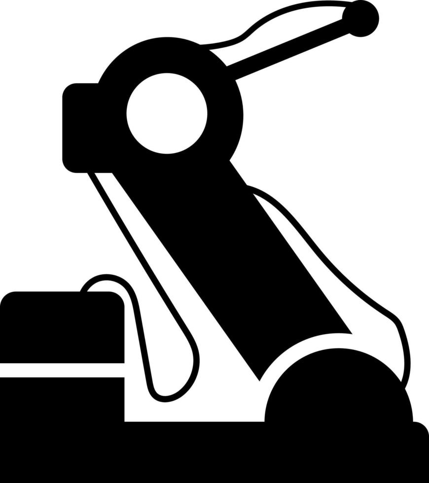 Robot, icon, technology, industry, factory. Element of minimalistic icon for mobile concept and web apps. Signs and symbols collection icon for websites, web design, mobile app on white background vector