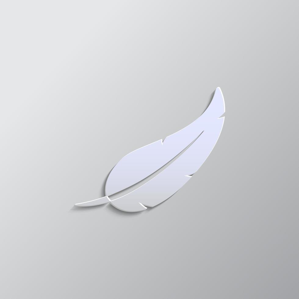 aislado punta icono. penacho vector elemento lata ser usado para punta, pluma, bolígrafo diseño concepto. vector icono. papel estilo vector icono en blanco antecedentes