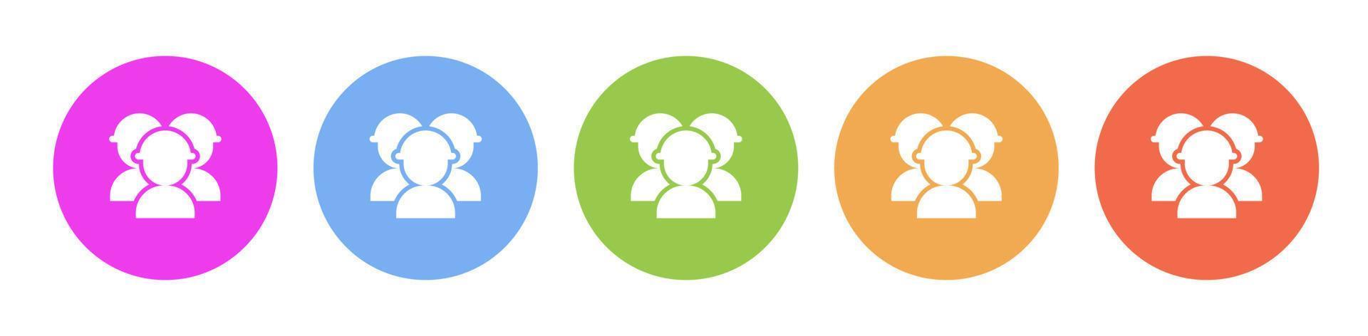 Multi colored icon Mass production engineer. Button banner round badge interface for application illustration on white background vector