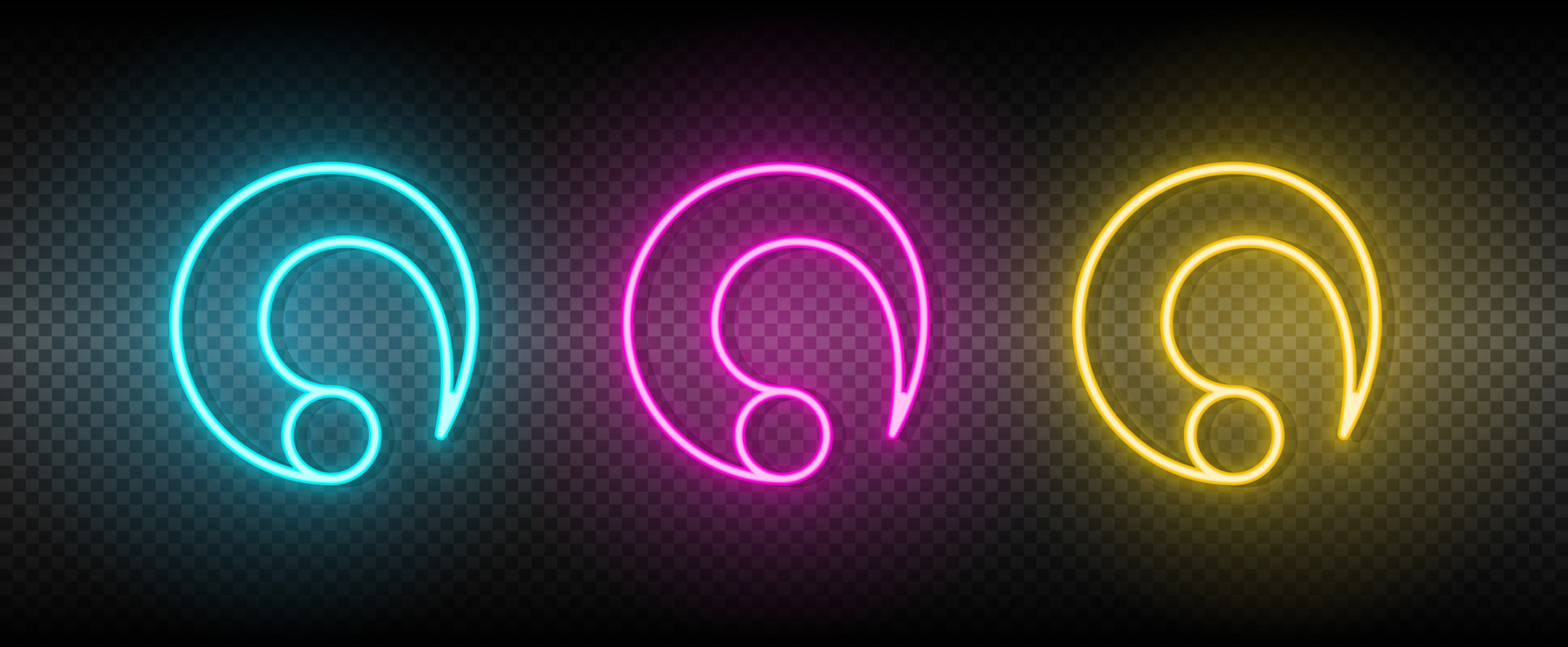 Zen symbol neon vector icon. 21562035 Vector Art at Vecteezy