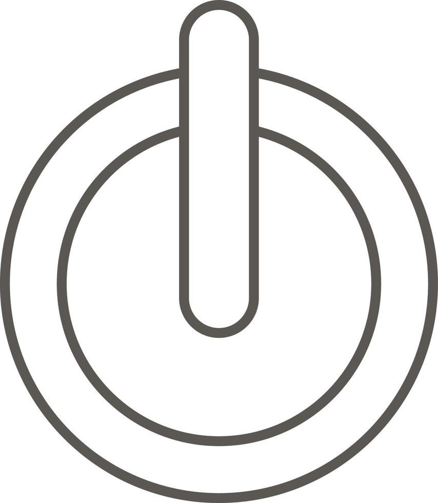 Power button vector icon. Simple element illustration from map and navigation concept. Power button vector icon. Real estate concept vector illustration.