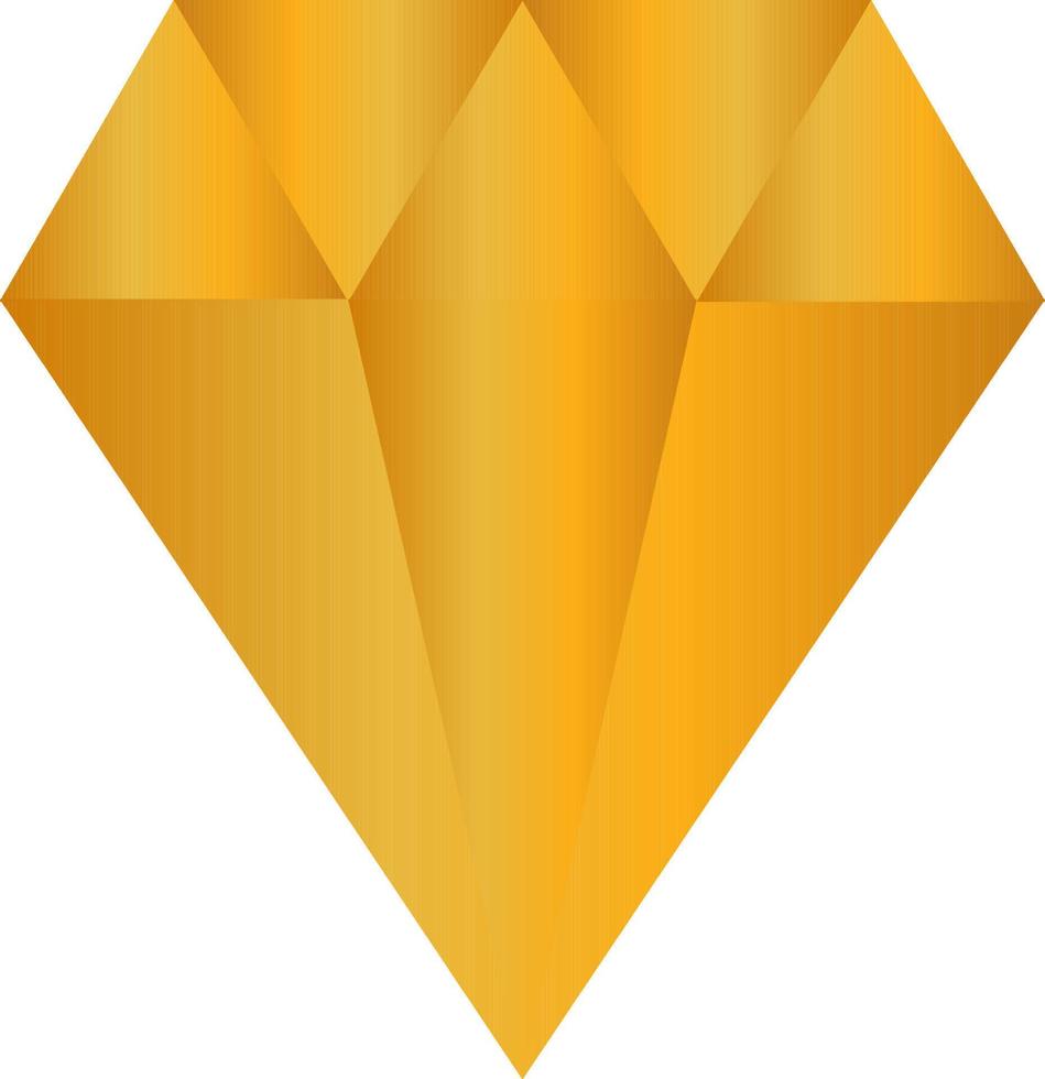 Gold wedding diamond. Vector graphic design. Vector icon