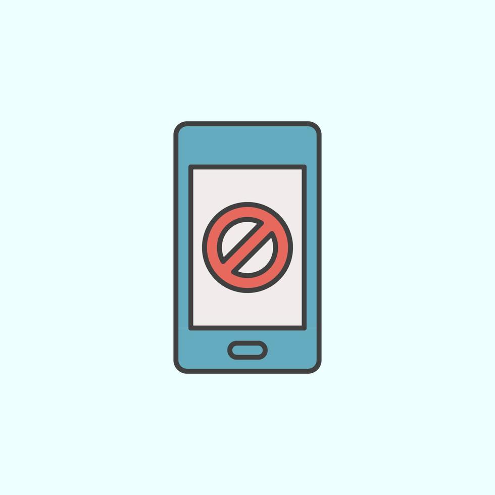 phone, block color vector icon, vector illustration on white background
