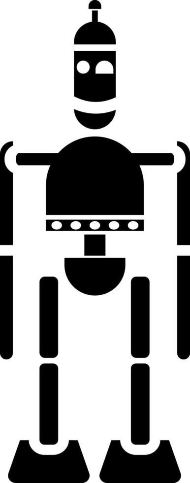 Robot, icon, technology. Element of minimalistic icon for mobile concept and web apps. Signs and symbols collection icon for websites, web design, mobile app on white background vector