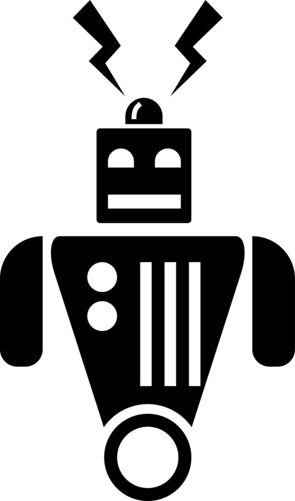 robot, icono, tecnología. elemento de minimalista icono para móvil concepto y web aplicaciones señales y símbolos colección icono para sitios web, web diseño, móvil aplicación en blanco antecedentes vector