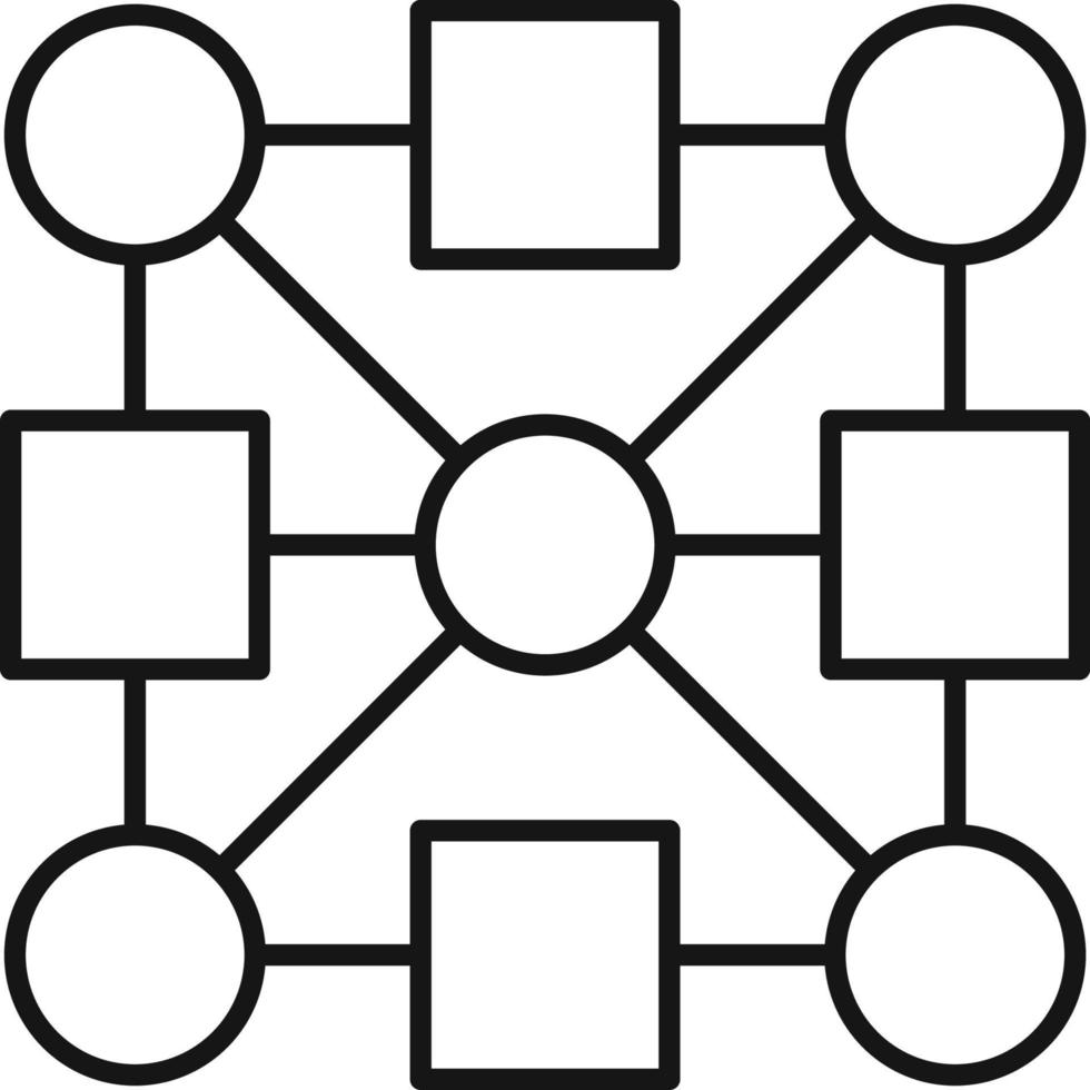 chain, connecting, ling , icon. Marketing vector icon. Thin line icon for website design and infographic on white background