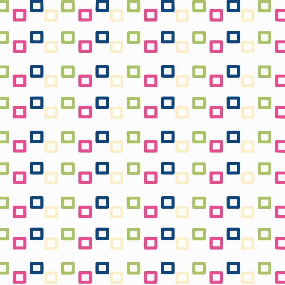 seamless squares pattern colorful design for carpet, wallpaper, garment, wrap, fabric, cover, etc. vector