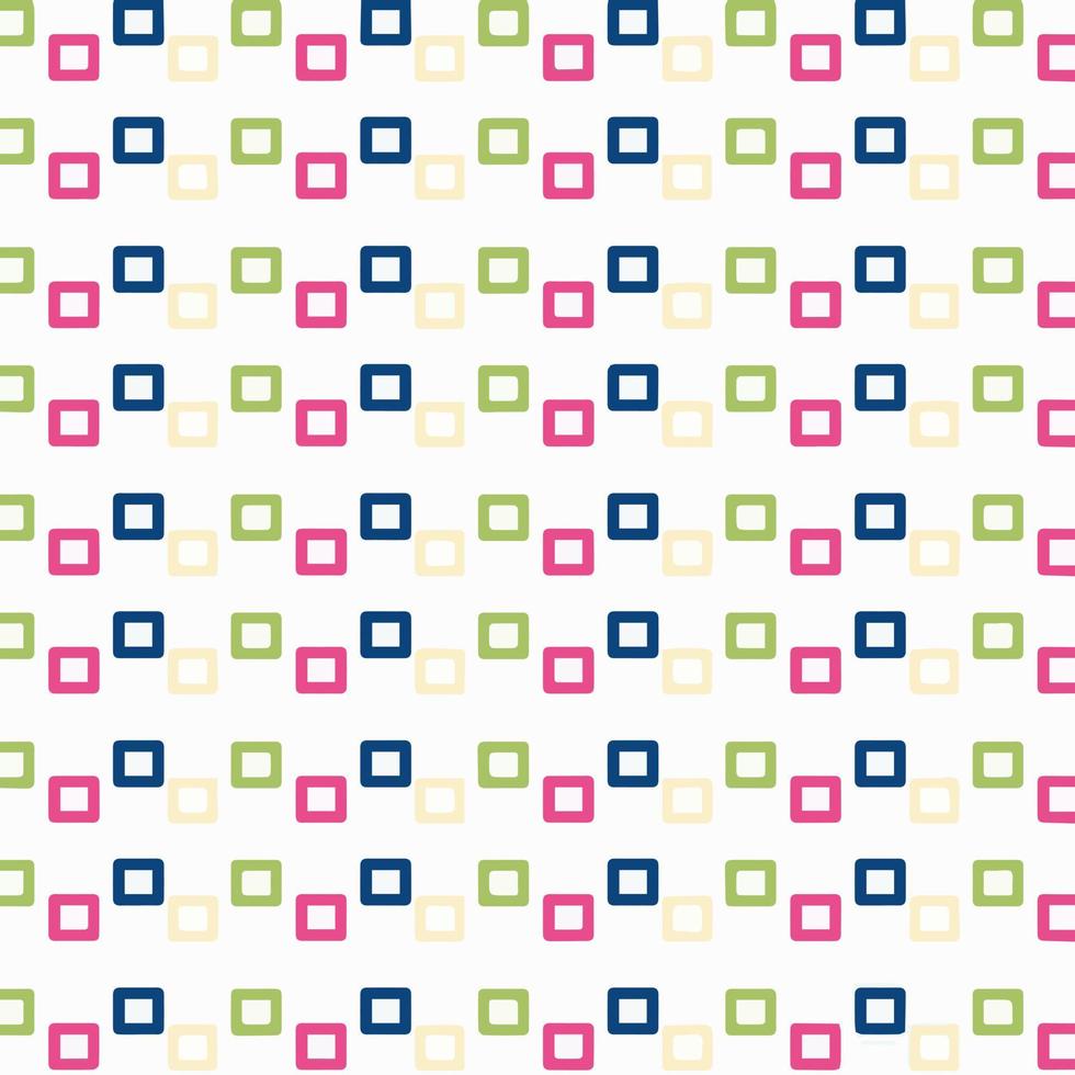 seamless squares pattern colorful design for carpet, wallpaper, garment, wrap, fabric, cover, etc. vector