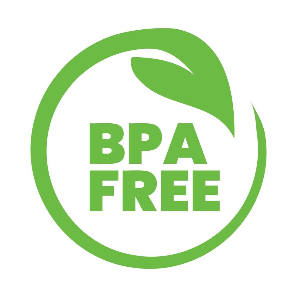 Certified BPA Free Badge, Seal, Label, Stamp, Logo, Icon, Sticker, Tag, Vector Illustration