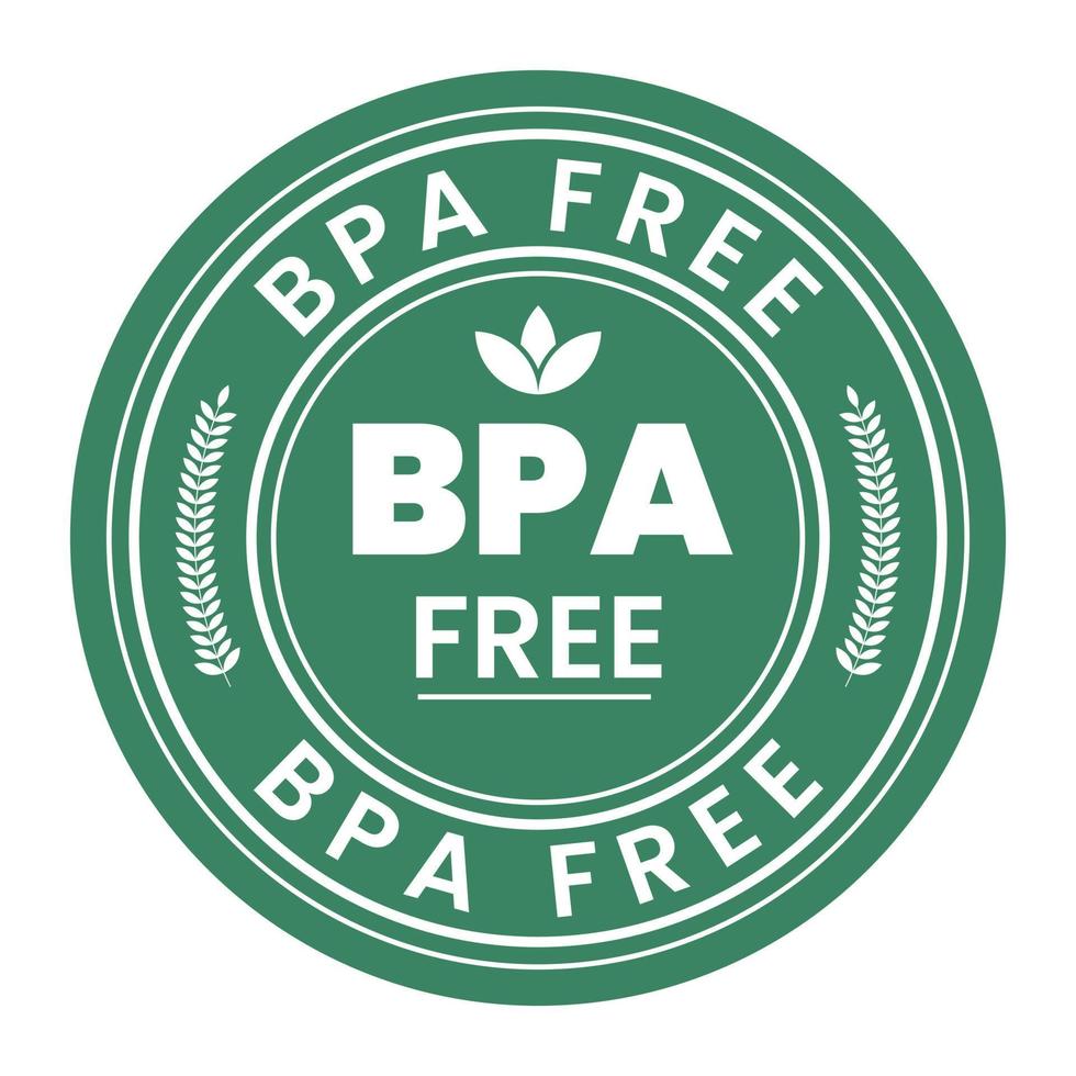 Certified BPA Free Badge Seal Label Stamp Logo Icon Sticker Tag Certified BPA Free Badge Seal Label Stamp Logo Icon Sticker Tag