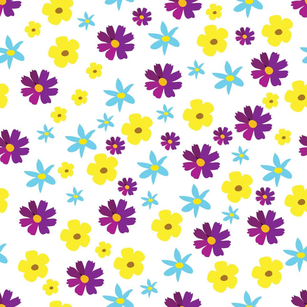 floral sin costura modelo. floral textura. floral tela sin costura modelo. vector sin costura modelo.