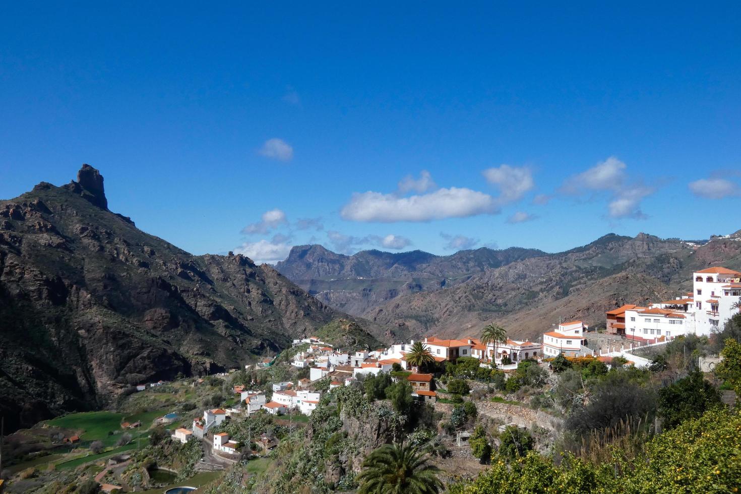 Village of Tejeda in the centre of the island of Gran Canarias photo