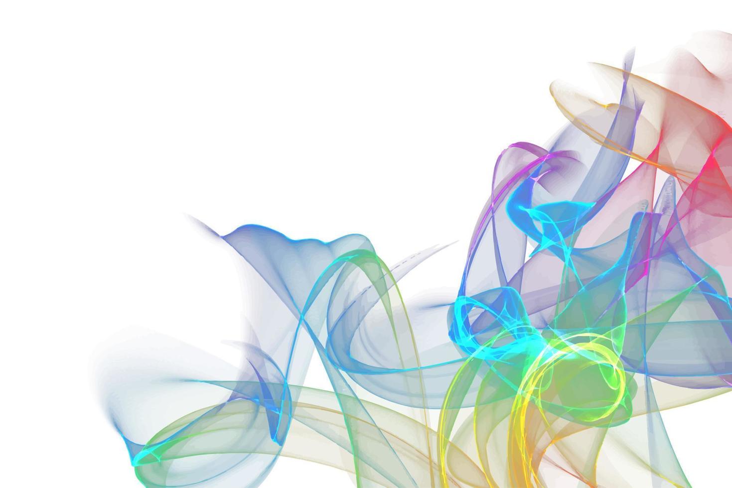 Abstract Rainbow Particle Smoke Background vector