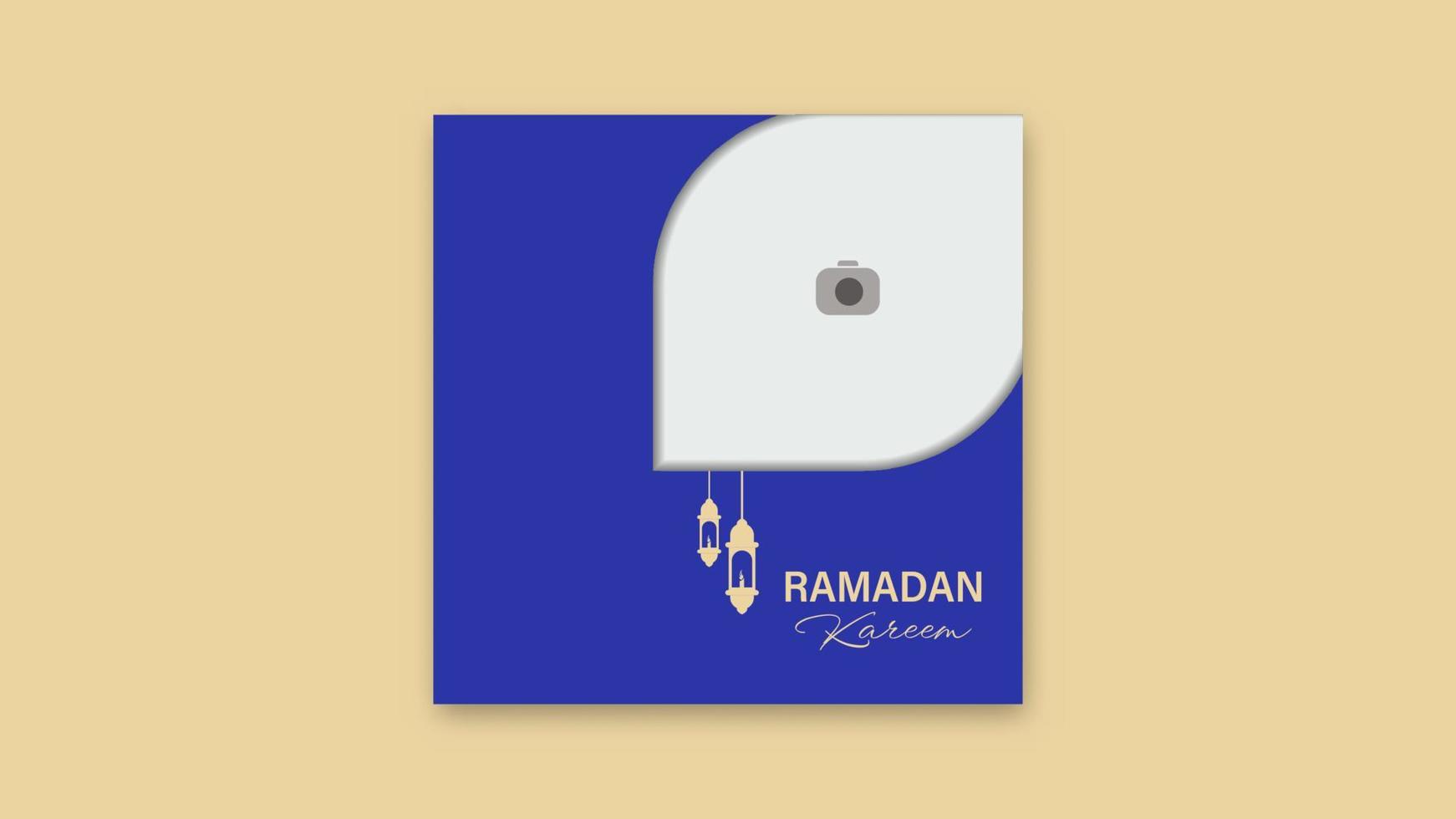 Ramadán kareem diseños islámico saludo antecedentes modelo. social medios de comunicación vector