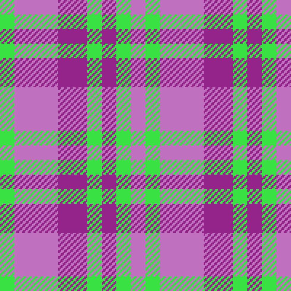 Fabric textile seamless. Pattern background plaid. Check tartan texture vector. vector