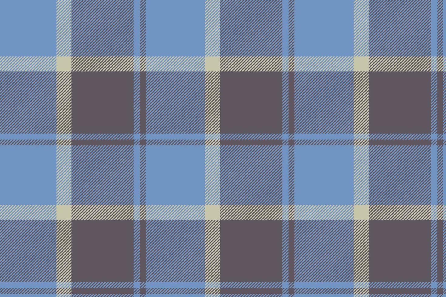 Plaid background, check seamless pattern. Vector fabric texture for textile print, wrapping paper, gift card or wallpaper.