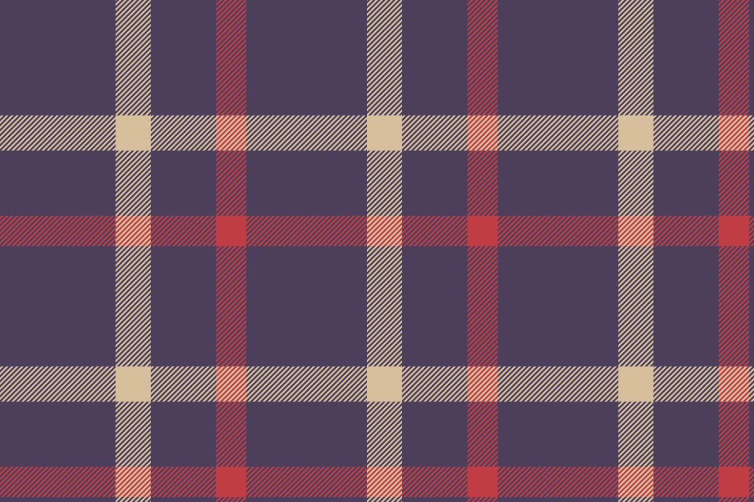 Plaid background, check seamless pattern in blue. Vector fabric texture for textile print, wrapping paper, gift card or wallpaper.