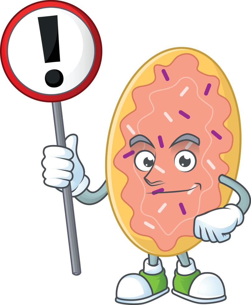 Cartoon character of bread vector