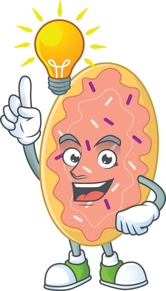 Cartoon character of bread vector