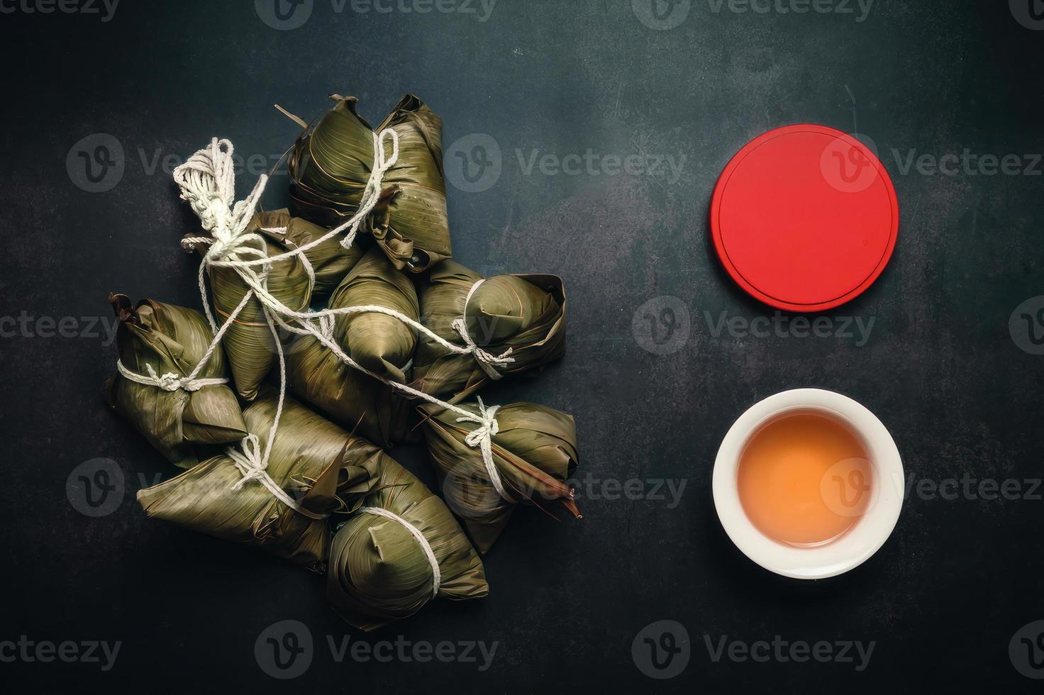 Zongzi is a must-eat food for Chinese Dragon Boat Festival photo