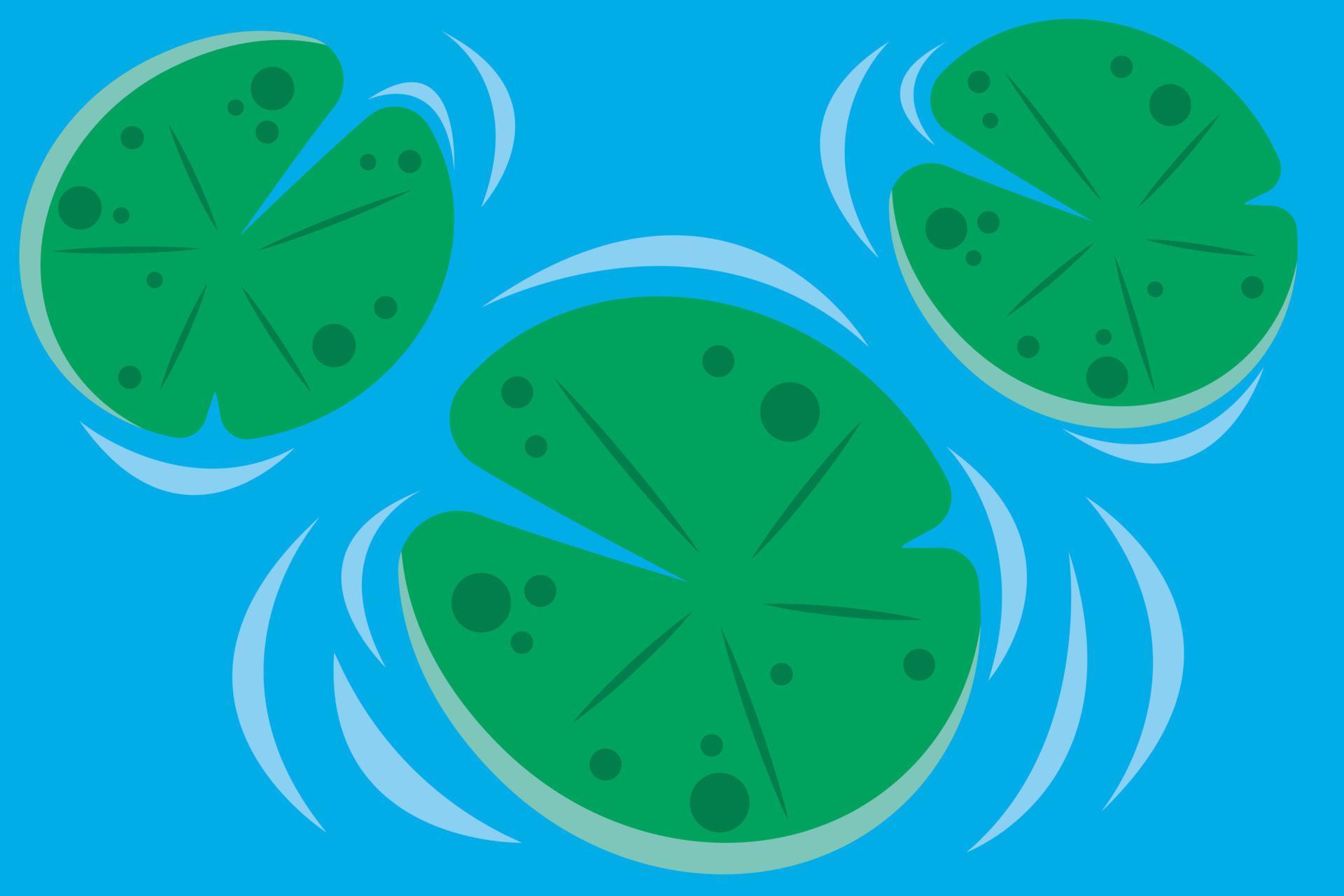 Lily pad pattern. wallpaper. free space for text. copy space. 21566927