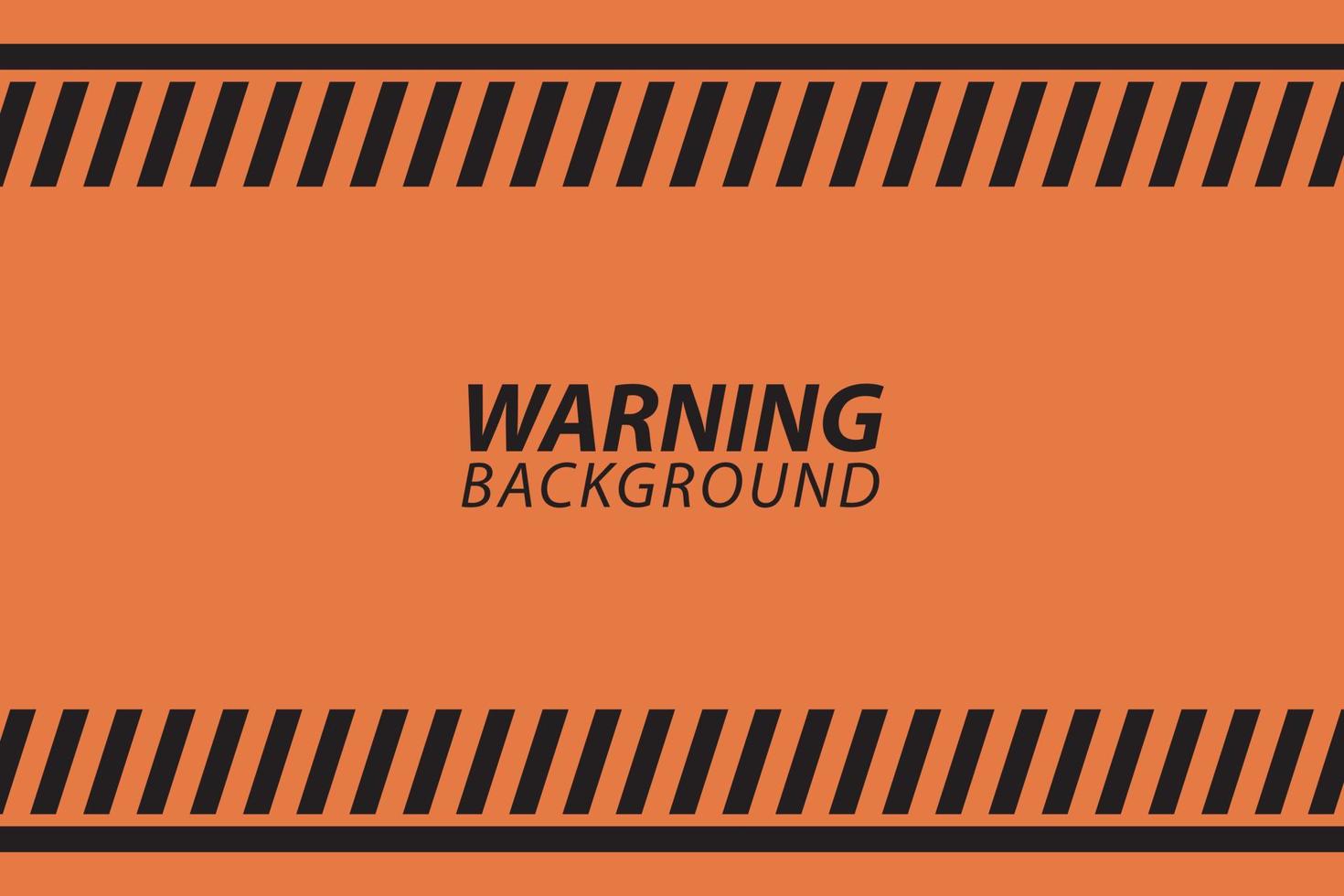 vector naranja advertencia antecedentes con negro rayas líneas