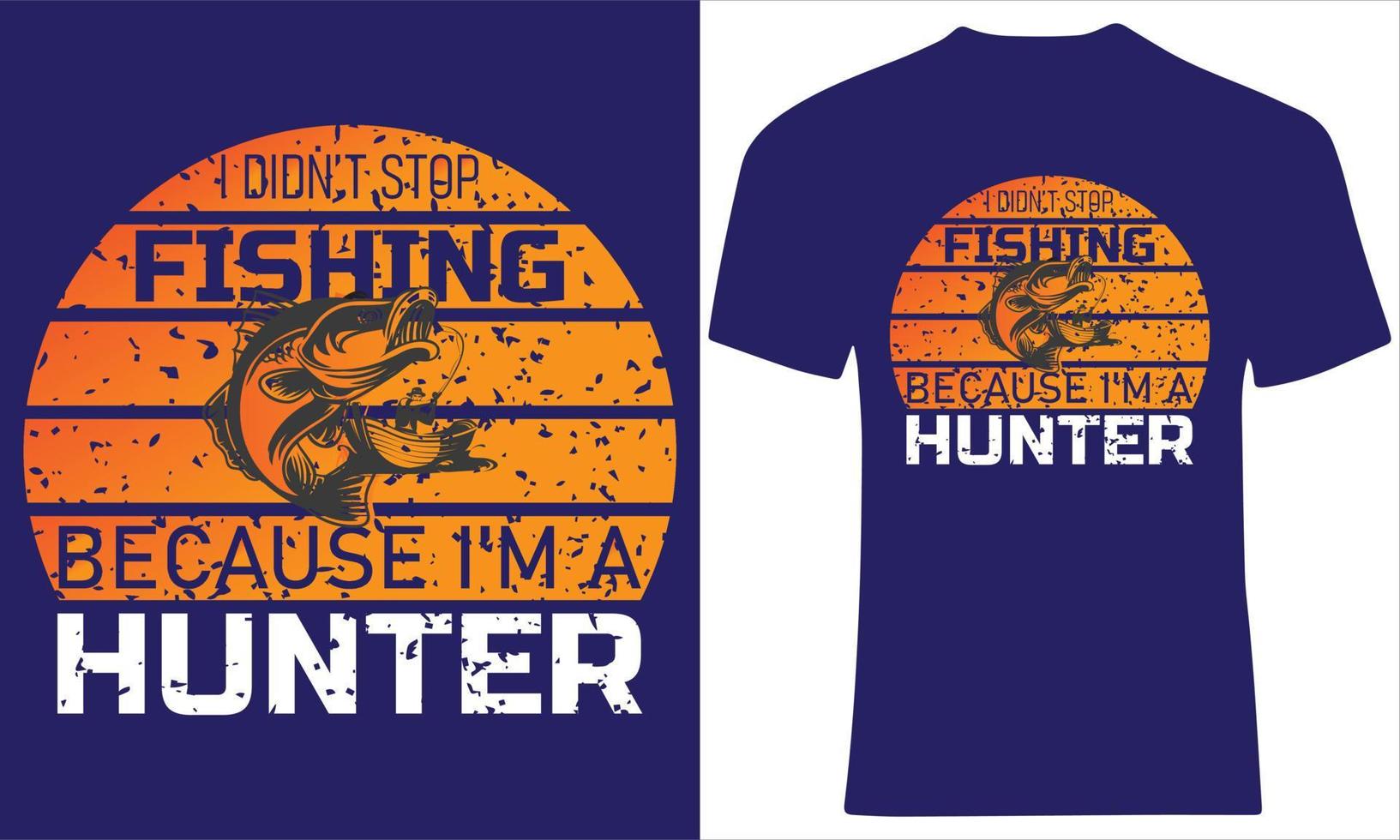 Hunter t-Shirt tee vector